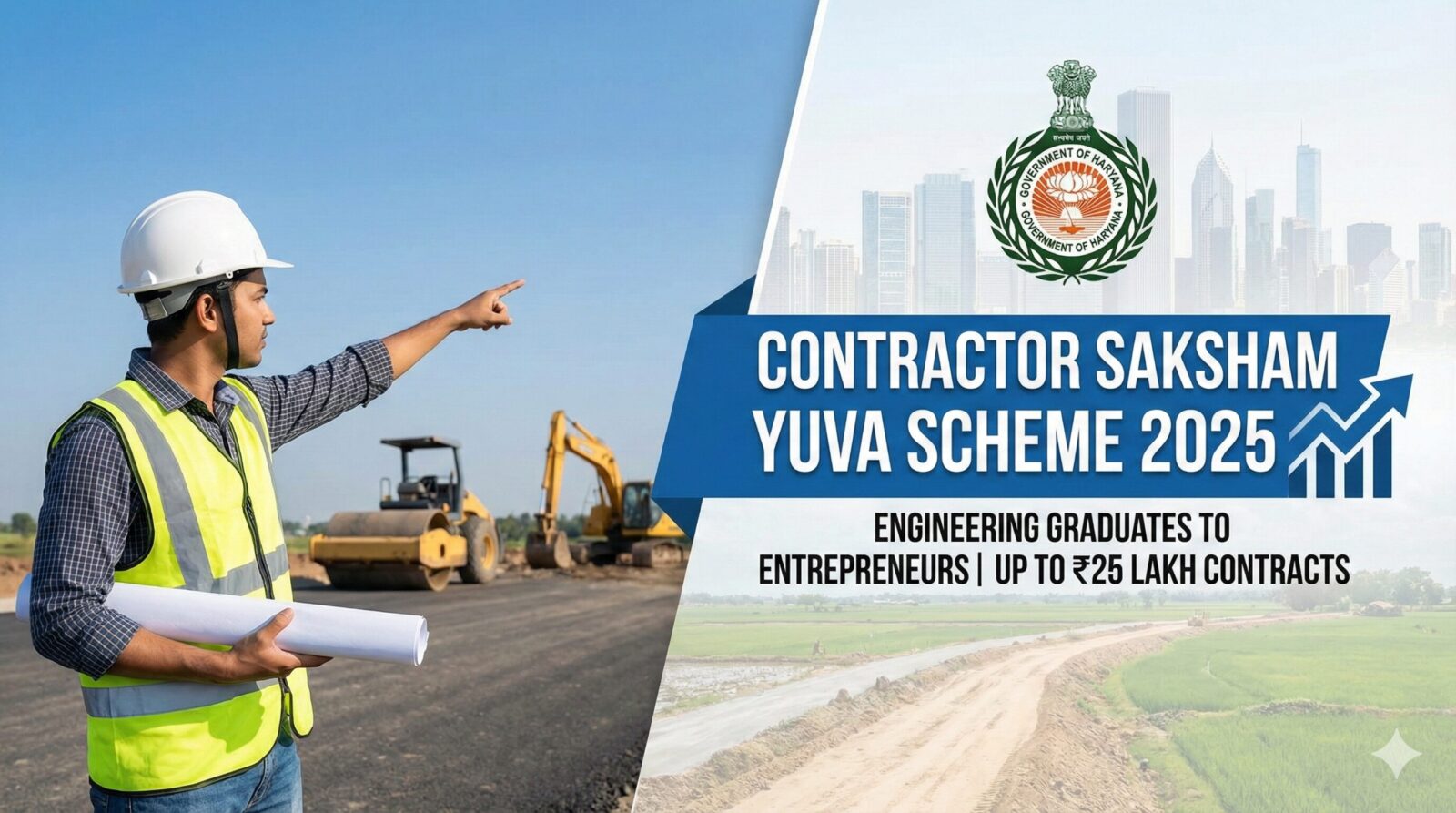 Indian Souls | Contractor Saksham Yuva Scheme Haryana’s Contractor Saksham Yuva Scheme 2026 Complete Guide : From Engineering Graduate to Govt. Contractor