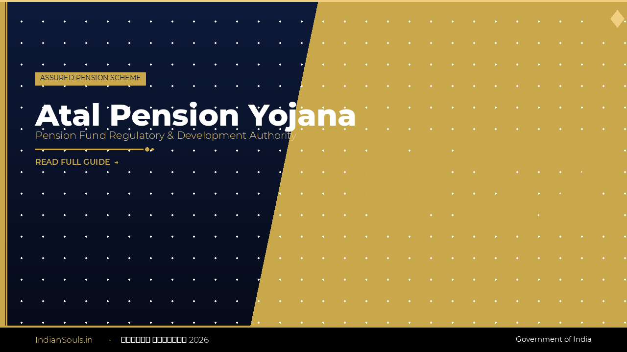 Atal Pension Yojana 2026: Guaranteed Rs 1,000 to Rs 5,000 Monthly Pension After 60: Who Can Join, Monthly Contribution, and How to Enrol - Indian Souls Atal Pension Yojana 2026: Guaranteed Rs 1,000 to Rs 5,000 Monthly Pension After 60: Who Can Join, Monthly Contribution, and How to Enrol