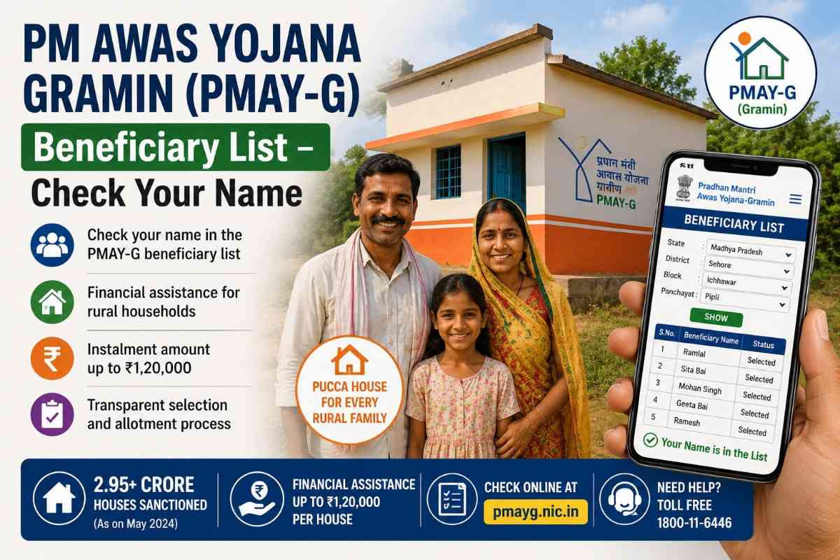 PM Awas Yojana Gramin (PMAY-G) Beneficiary List – Check Your Name - Indian Souls PM Awas Yojana Gramin (PMAY-G) Beneficiary List – Check Your Name